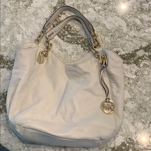 Michael Kors leather shoulder bag